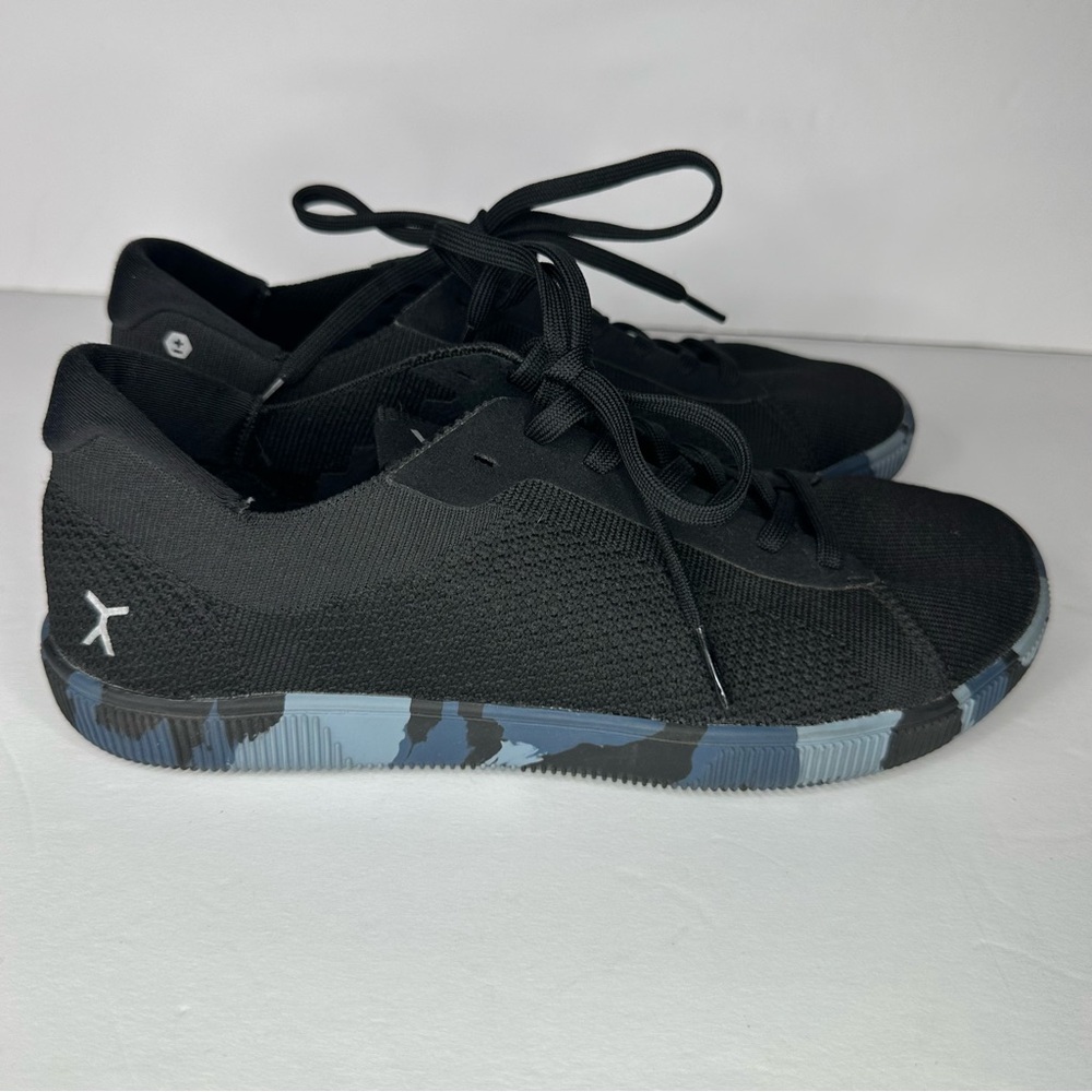 Flux Adopt Trainer Barefoot Athletic Black/Blue Camo Shoes Size M7.5 W8.5